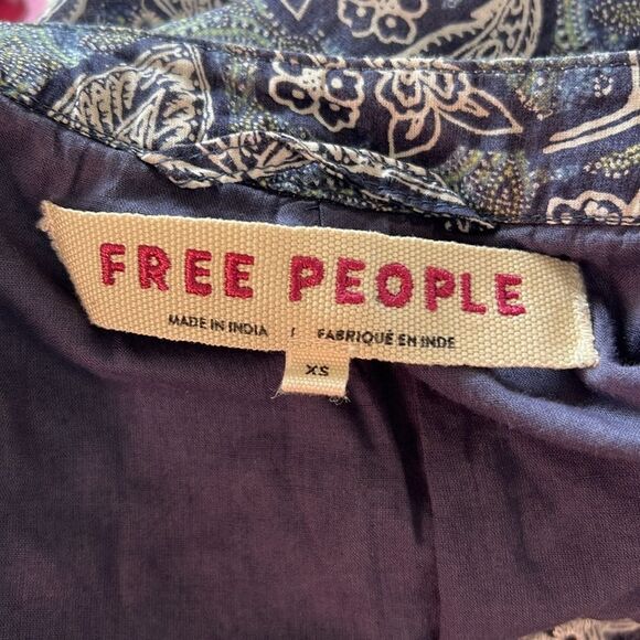 Free People Anissa Eyelete Boho Bed Jacket XS - Picture 11 of 12